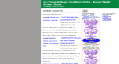 Desktop Screenshot of cordlessdrillsgi.com